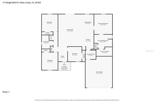 17 SLEIGH BELL PLACE, Palm Coast, FL 32164