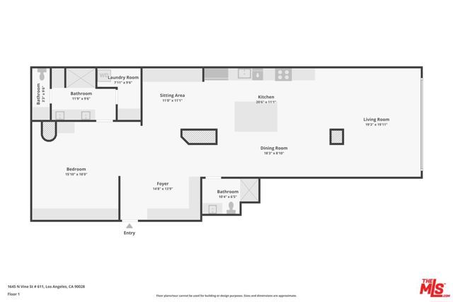 1645 N Vine Street 611, Los Angeles, CA 90028