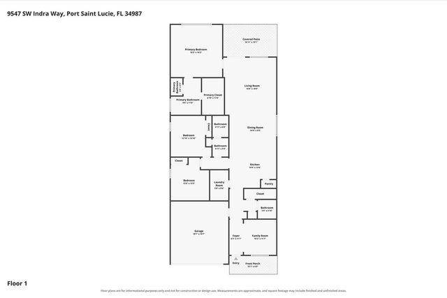 9547 SW INDRA Way, Port St. Lucie, Port St Lucie, FL 34987