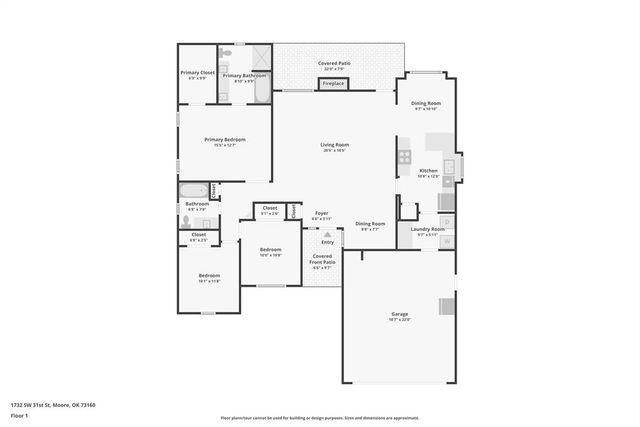 1732 SW 31st Street, Moore, OK 73160