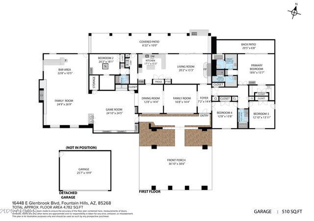 16448 E GLENBROOK Boulevard, Fountain Hills, AZ 85268