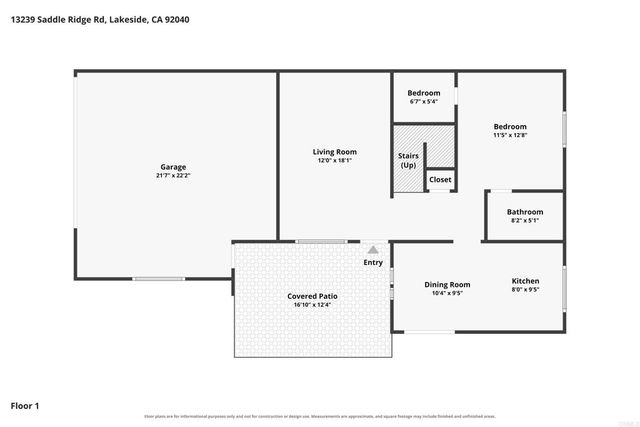 13239 Saddle Ridge Road, Lakeside, CA 92040