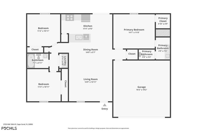 2725 NW 19th PL, Cape Coral, FL 33993
