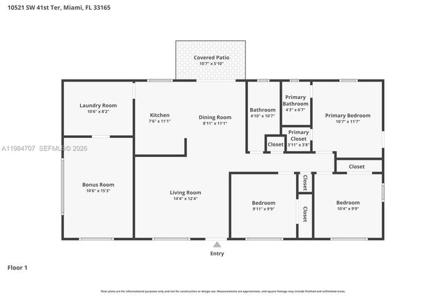 10521 SW 41st Terrace, Miami, FL 33165