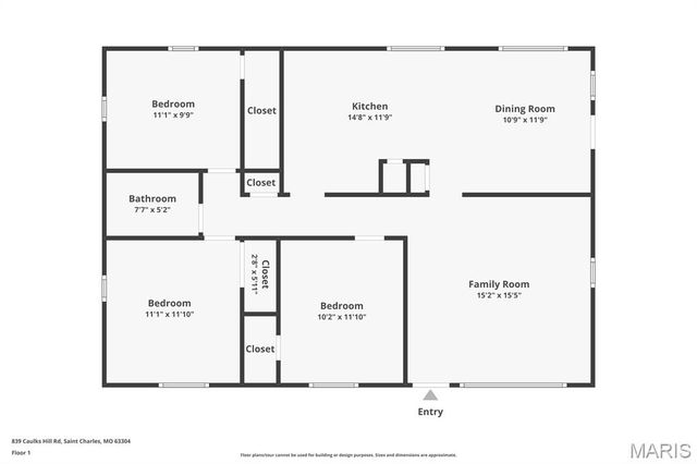 839 Caulks Hill Road, St Charles, MO 63304