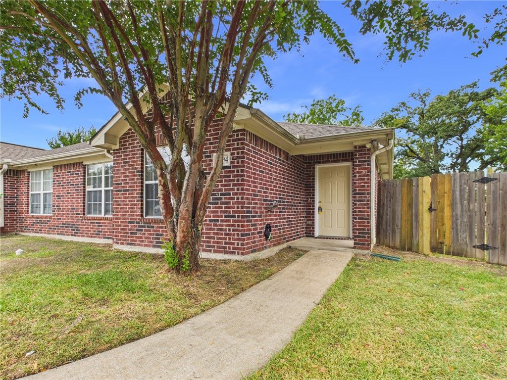 1604-1606 Enloe Court, Bryan, TX 77802 — exterior