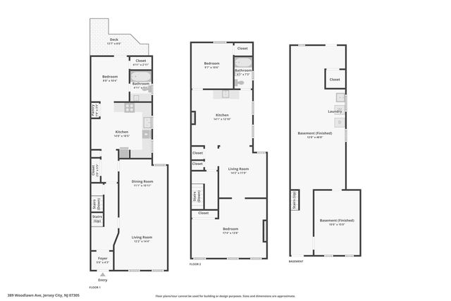 389 WOODLAWN AVE, Jc, West Bergen, NJ 07305