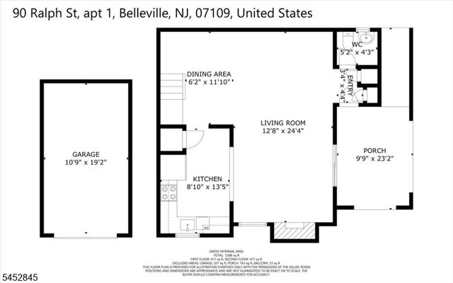 90 Ralph St 1, Belleville Twp., NJ 07109