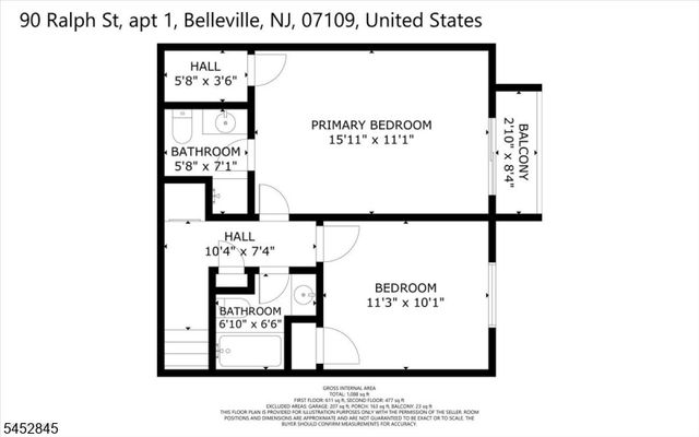 90 Ralph St 1, Belleville Twp., NJ 07109