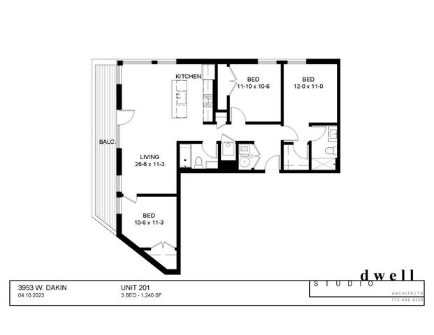3953 W Dakin Street 201, Chicago, IL 60618