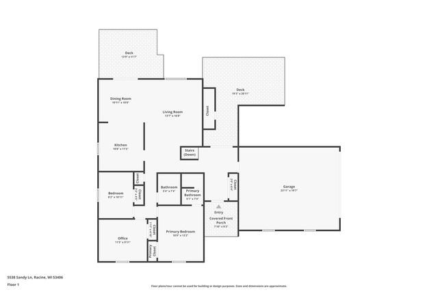 5538 Sandy LANE, Mount Pleasant, WI 53406