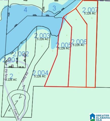 0 CODY ROAD, Roanoke, AL 36274