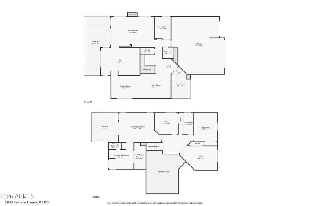 Image 47 of property listing at 2138 E ELECTRA Lane, Phoenix, AZ 85024