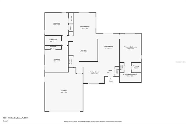 15215 SW 39TH CIRCLE, Ocala, FL 34473