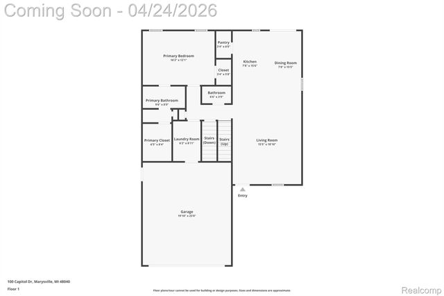 100 Capitol Drive, Marysville, MI 48040