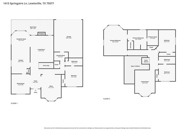 1413 Springaire Lane, Lewisville, TX 75077