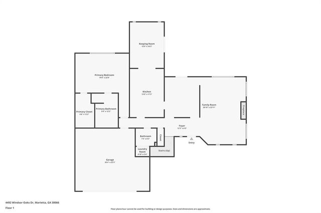 4492 Windsor Oaks Drive, Marietta, GA 30066