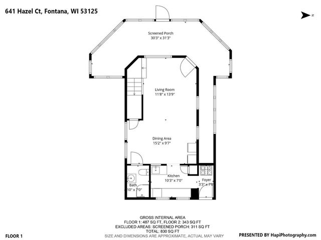 641 Hazel COURT, Fontana, WI 53125
