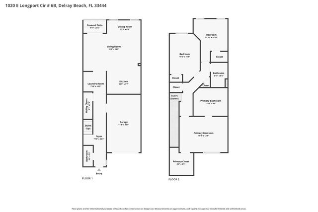 1020 E LONGPORT Circle 6B, Delray Beach, FL 33444