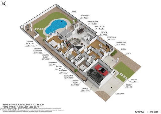 8505 E MONTE Avenue, Mesa, AZ 85209