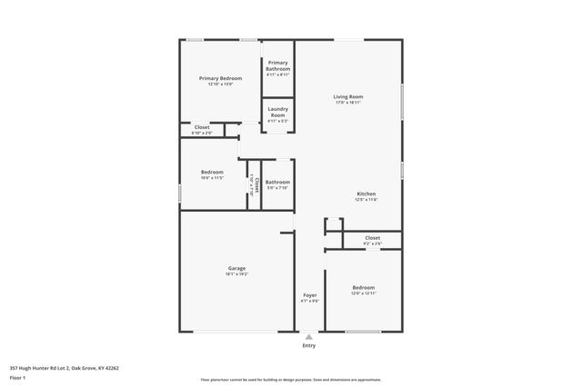 357 Hugh Hunter Road, Oak Grove, KY 42262