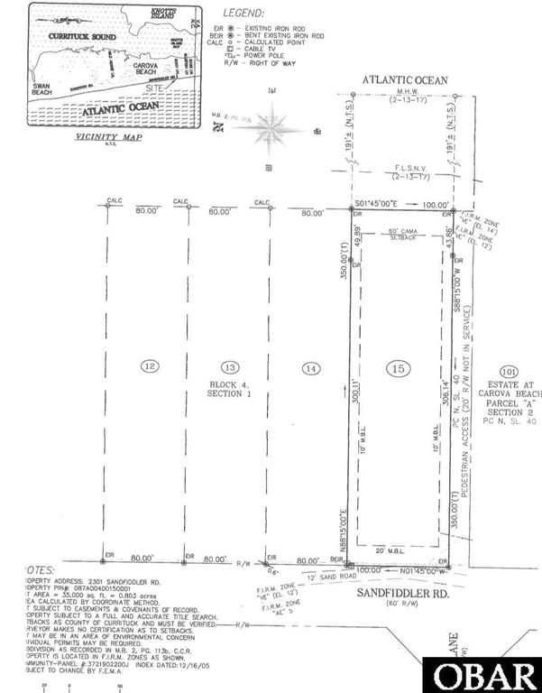 Image 3 of property listing at 2301 Sandfiddler Road Lot 15, Corolla, NC 27927