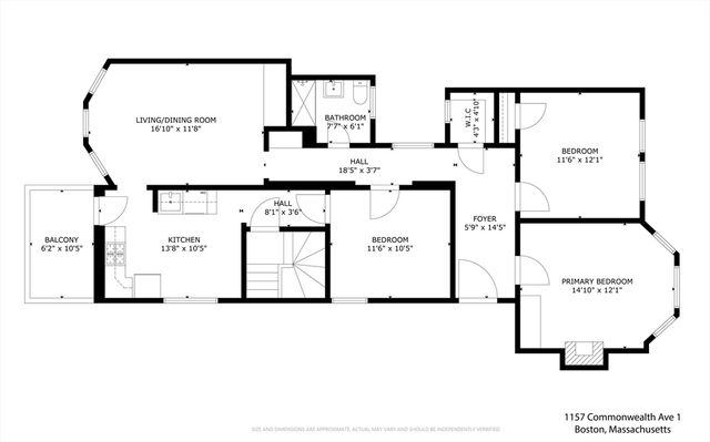 1157 Commonwealth Ave 1, Boston, MA 02134