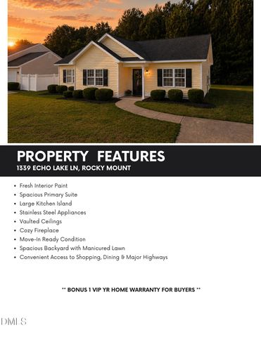 1339 Echo Lake Lane, Rocky Mount, NC 27803