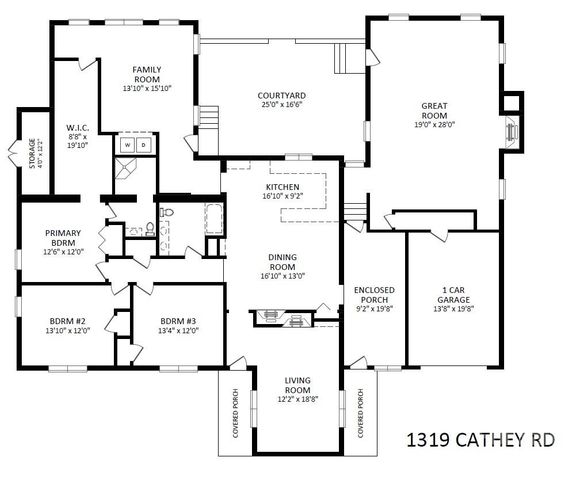 1319 Cathey Road, Charlotte, NC 28214