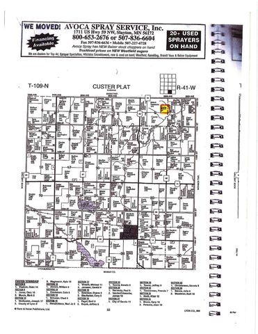 - US Highway 59, Tracy, MN 56132