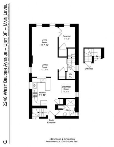 2246 W BELDEN Avenue 3F, Chicago, IL 60647