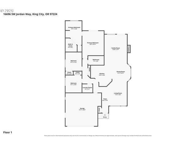16696 Sw JORDAN Way, King City, OR 97224