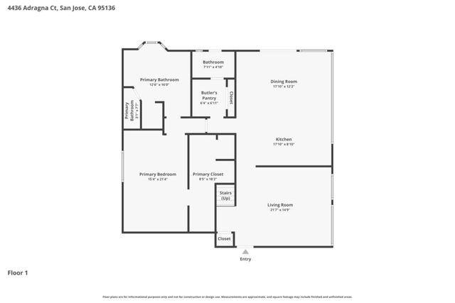 4436 Adragna Court, San Jose, CA 95136