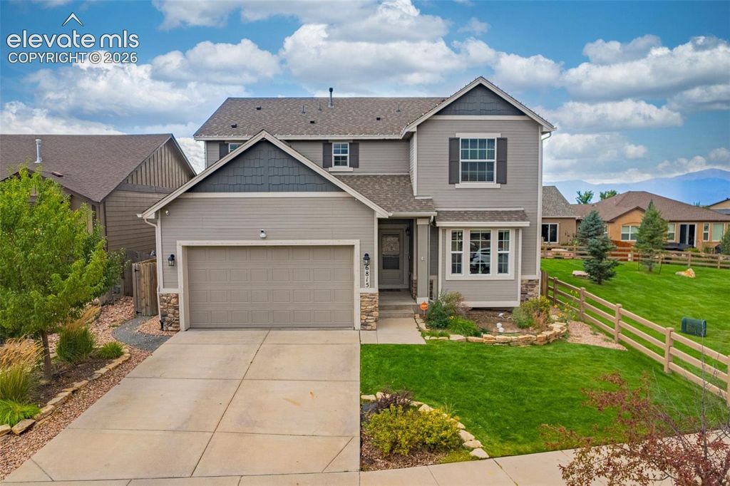 6815 Mustang Rim Drive, Colorado Springs, CO 80923 — exterior