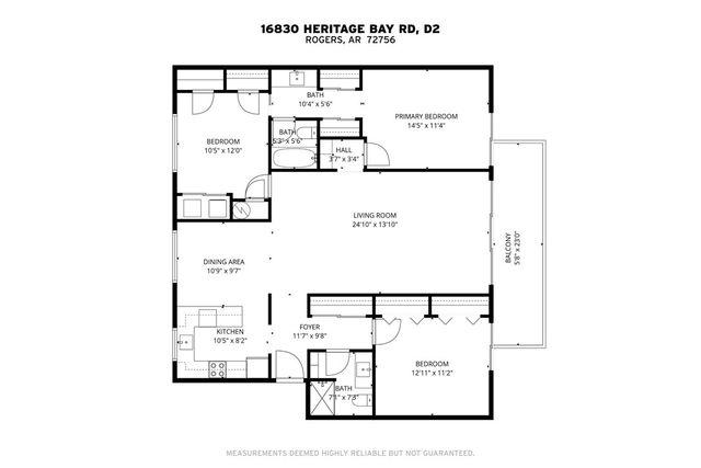 16830 Heritage Bay D-2, Rogers, AR 72756