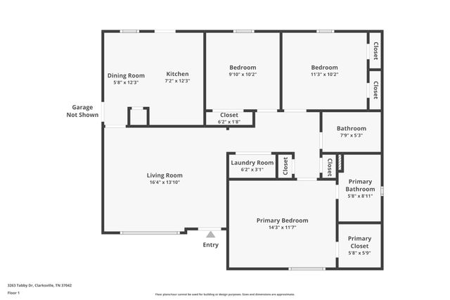 3263 Tabby Dr, Clarksville, TN 37042