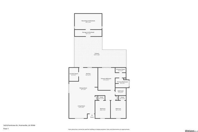14310 Parkview Dr, Prairieville, LA 70769