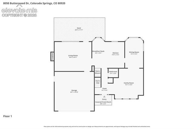 8050 Butterweed Drive, Colorado Springs, CO 80920