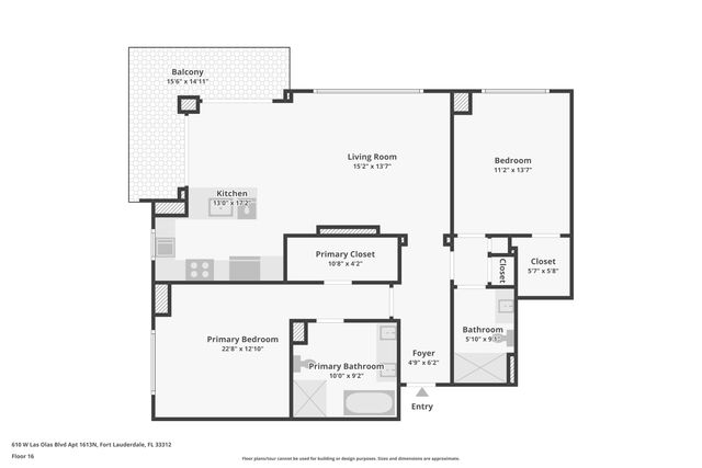 610 W Las Olas Boulevard 1613n, Fort Lauderdale, FL 33312