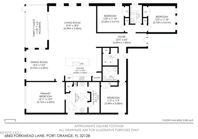 6860 Forkmead Lane, Port Orange, FL 32128