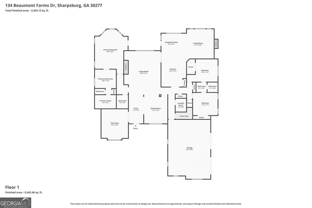 134 Beaumont Farms Drive, Sharpsburg, GA 30277