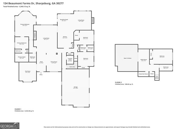 134 Beaumont Farms Drive, Sharpsburg, GA 30277