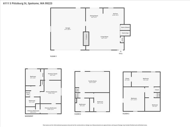 6111 S Pittsburg St, Spokane, WA 99223