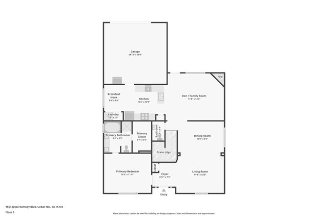 1564 Jesse Ramsey Boulevard, Cedar Hill, TX 75104