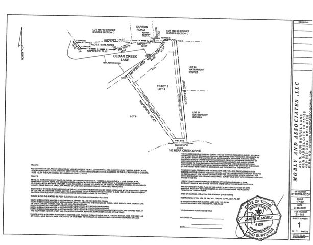 102 Bear Creek Drive, Mabank, TX 75156