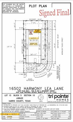 16502 Harmony Lea Lane, Hockley, TX 77447
