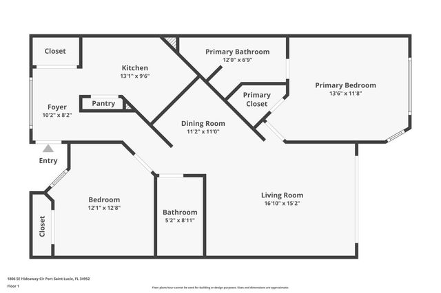 1824 SE Hideaway Cir, Port St Lucie, FL 34952