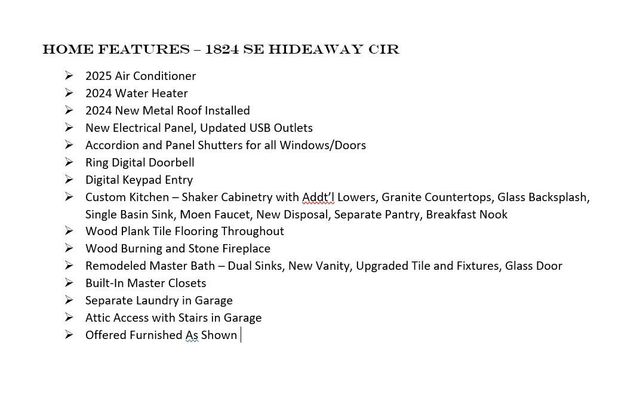 1824 SE Hideaway Cir, Port St Lucie, FL 34952