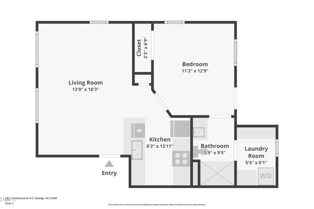 2018 Smallwood Drive C, Raleigh, NC 27605