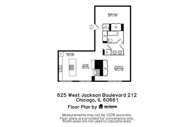 625 W Jackson Boulevard 212, Chicago, IL 60661